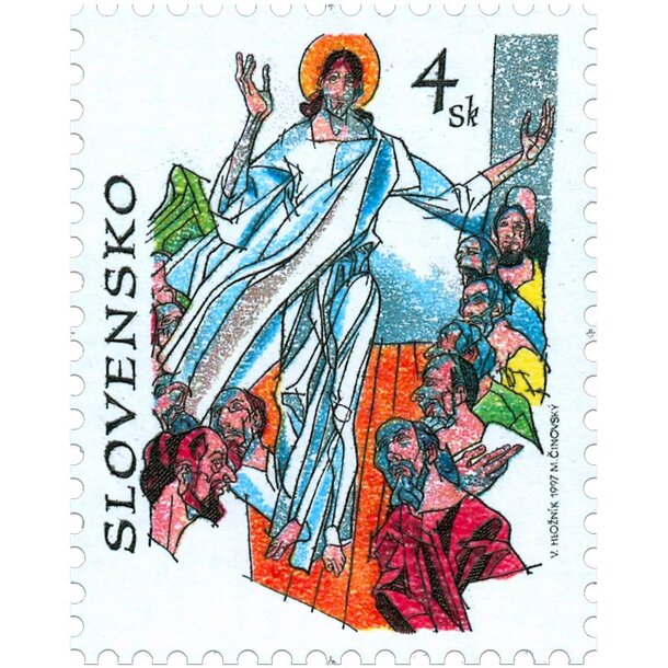 Známka slovensko 1997 - duchovná obnova - známka-1997-Duchovná-obnova