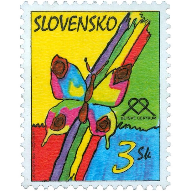 Známka slovensko 1998 - detské centrum - známka-1998-Detské-centrum