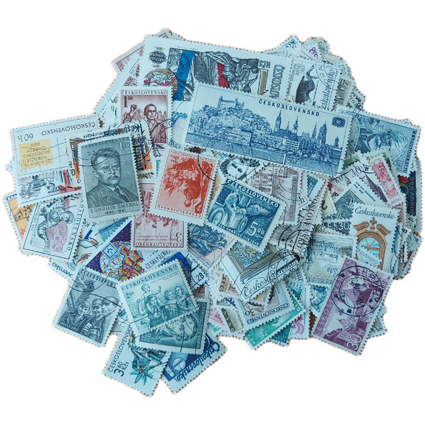 Balíček poštových známok - československo - Pošt. známky Československo - 255 ks-1