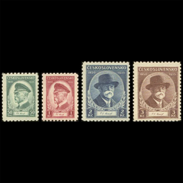 Séria známok československo 1935 - narodeniny t.g.masaryka - znamky-1935-332-5