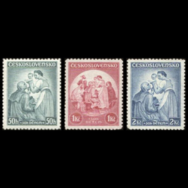 Séria známok československo 1936 - deťom - znamky-1936-342-4