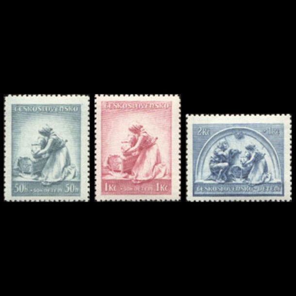 Séria známok československo 1937 - deťom - znamky-1937-361-3