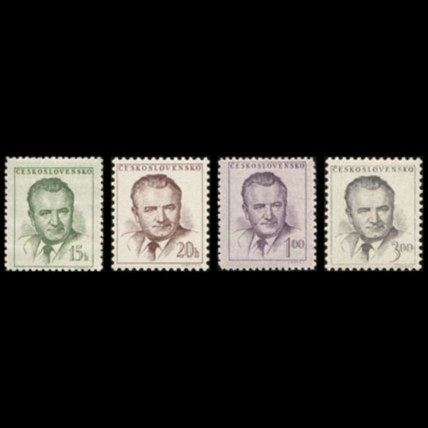 Séria známok československo 1953 - klement gottwald - znamky-1953-808-11