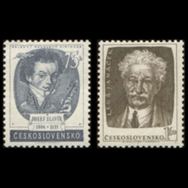 Séria známok československo 1953 - pražská jar - znamky-1953-812-13