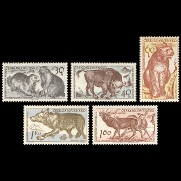 Séria známok československo 1959 - tanap - znamky-1959-1153-57