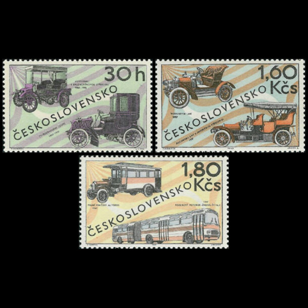 Séria známok československo 1969 - automobily čs. výroby - znamky-1969-1866-68