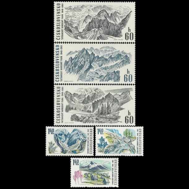 Séria známok československo 1969 - tanap - znamky-1969-1892-97