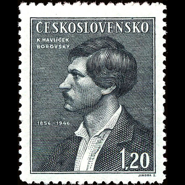Známka československo 1946 - k.h.borovský - znamky-1946-501
