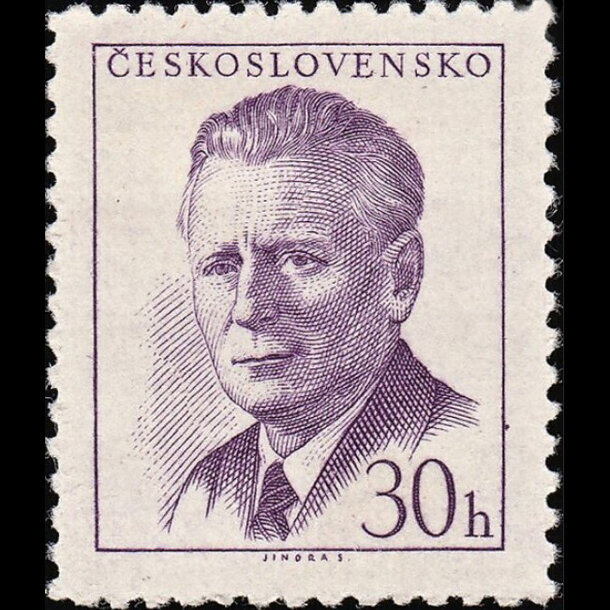 Známka československo 1959 - antonín novotný - znamky-1959-1081ab