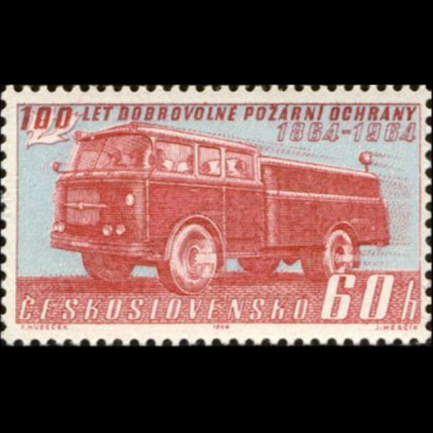Známka československo 1964 - dobrovoľná po - znamky-1964-1480