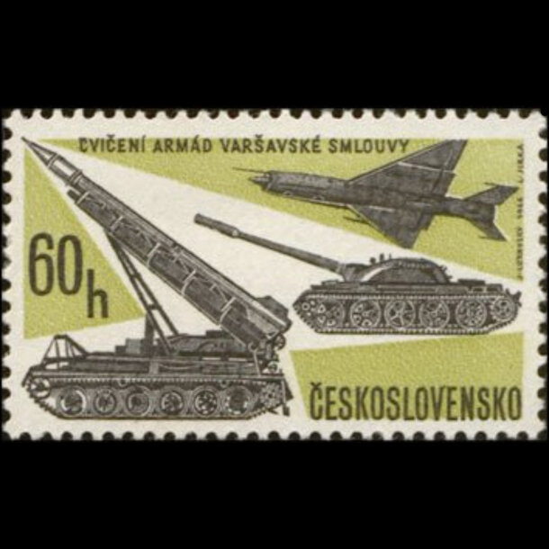 Známka československo 1966 - armáda varšavskej zmluvy - znamky-1966-1646
