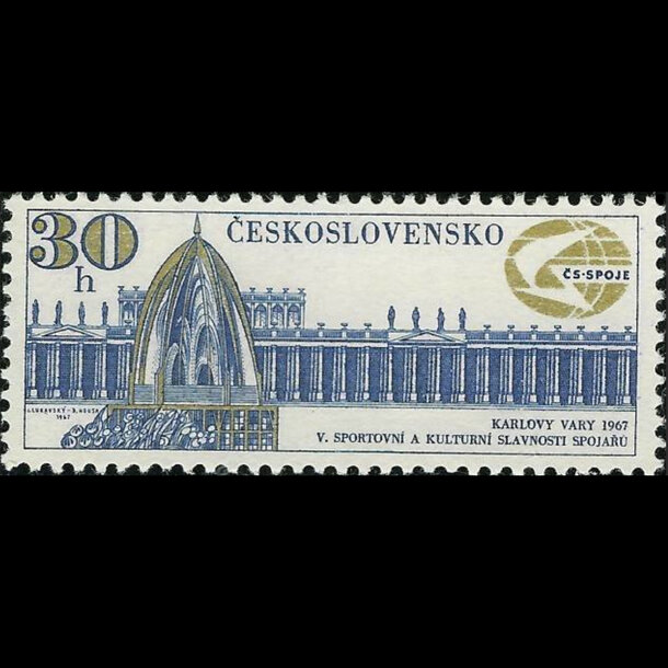 Známka československo 1967 - slávnosti spojárov - znamky-1967-1719