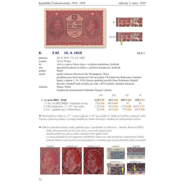 Katalóg papierové platidlá na území čiech, moravy a slovenska 1900 - 2026 - mäkká väzba - Katalóg Papierové platidlá ČSR, ČR a SR 1900-2026-4