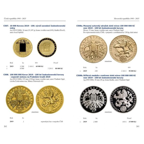 Mince a medaile československa, českej republiky, slovenska 1918-2026 - katalog-mince-2026-aurea-12