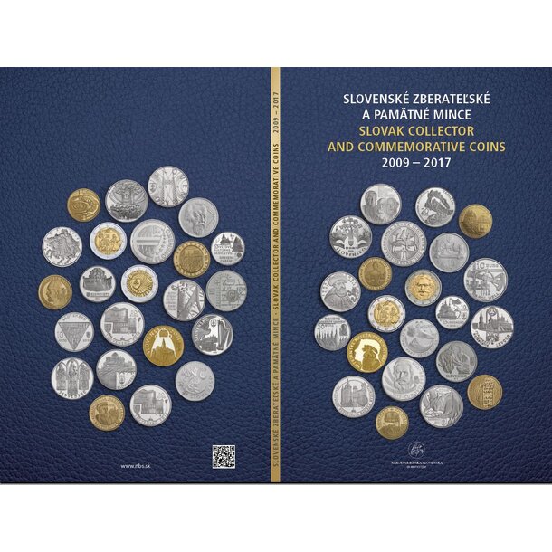 Slovenské zberateľské a pamätné euromince 2009-2017 - Publikácia Slovenské zberateľské a pamätné euromince 2009-2017-1