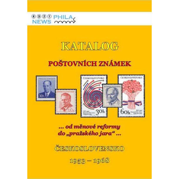 Katalóg poštových známok československo 1953-1968 - Katalog ČESKOSLOVENSKO - 1953-1968