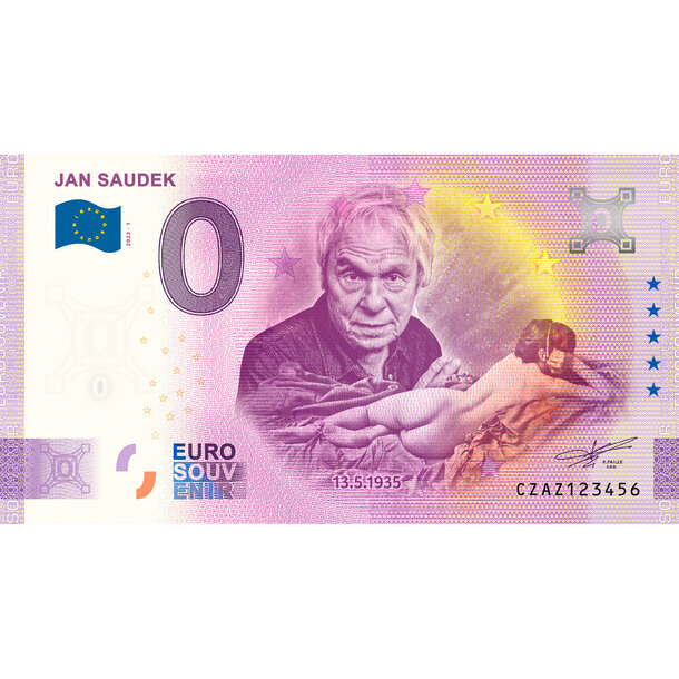 0 euro souvenir 2022 - jan saudek - AZ1_0-euro-souvenir-saudek-v1-a-hr