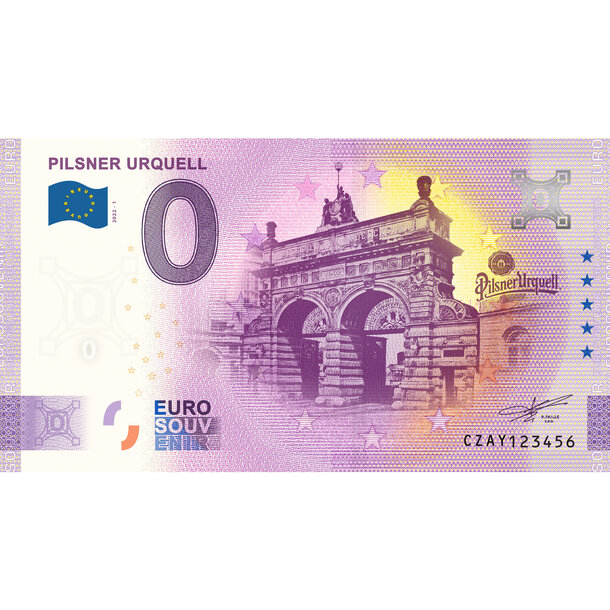 0 euro souvenir 2022 - pilsner urquell - AY_0-euro-souvenir-pilsner-a-hr