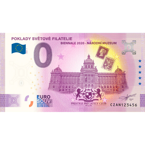 0 euro souvenir česko 2020 - poklady světové filatelie - AN_0-euro-souvenir-poklady-filateliei-a-hr