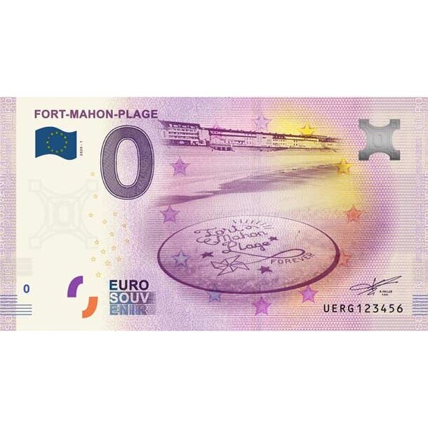 0 euro souvenir 2020 - fort-mahon-plage - fra_0es_fra_uerg1_fort_maho