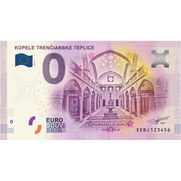 0 euro souvenir 2018 - kúpele trenčianske teplice - 0-euro-souvenir-kupele-trencianske-teplice