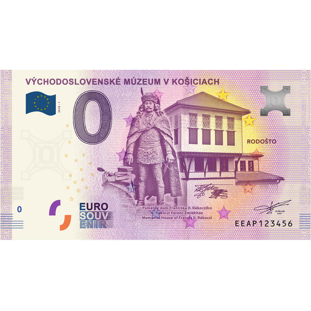0 euro souvenir slovensko 2018 - východoslovenské múzeum ke - 0-euro-souvenir-MUZEUM-KE