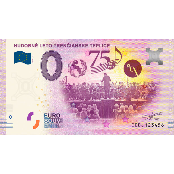 0 euro souvenir slovensko 2020 - hudobné leto t.teplice - 0-euro-souvenir-trencianske-teplice