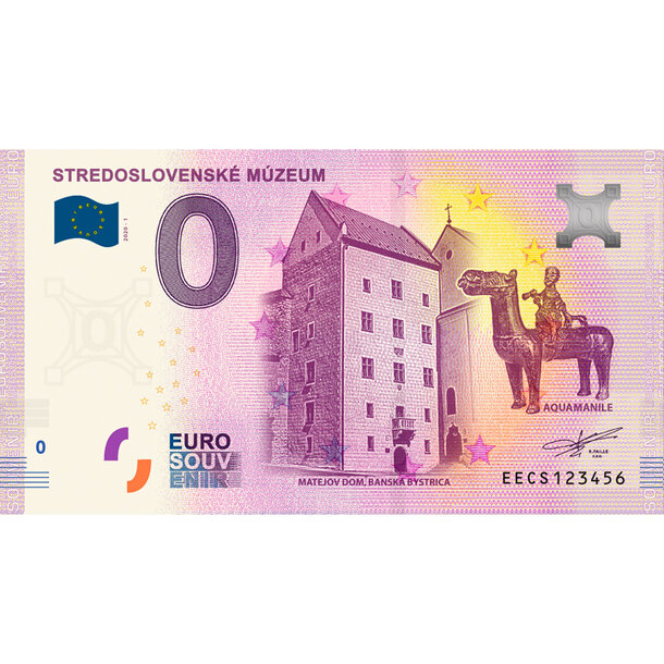 0 euro souvenir slovensko 2020 - stredoslovenské múzeum - 0-euro-souvenir-stredoslovenske-muzeum