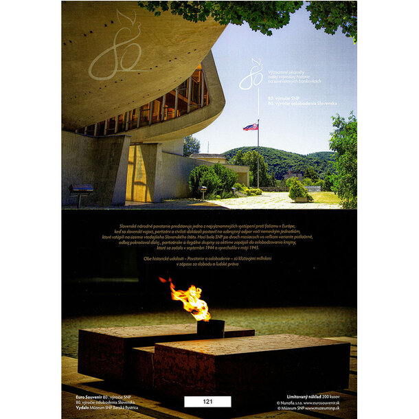 0 euro souvenir slovensko 2025 - snp - folder - Museum-of-the-slovak-nation