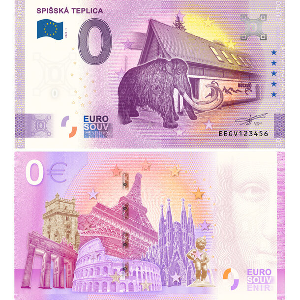 0 euro souvenir slovensko 2025 - spišská teplica - GV_0-euro-souvenir-spisska-teplica