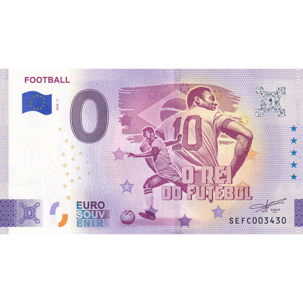 0 euro souvenir taliansko 2026 - football pelé - 0 Euro 2026 - Football Pelé