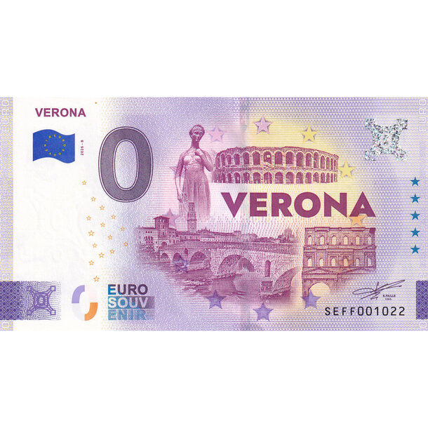 0 euro souvenir taliansko 2026 - verona - 0 Euro 2026 - Verona