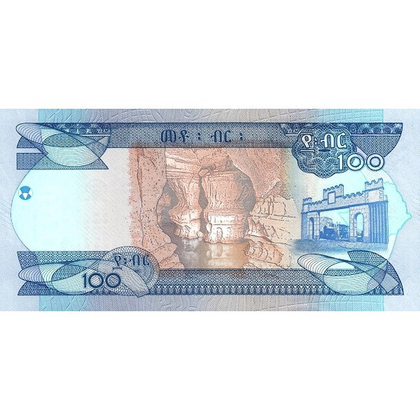 100 birr 2023 etiópia - Bankovka Etiópia 100 Birr 2023 - W57-2