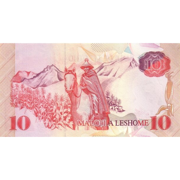 10 maloti 1990 lesotho - Bankovka Lesotho 10 Maloti 1990 - 11-2