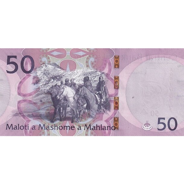 50 maloti 2021 lesotho - Lesotho 50 Maloti 2021 - New-2