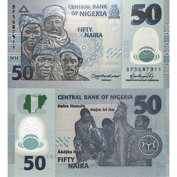 50 naira 2024 nigéria - Bankovka Nigéria 50 Naira 2024 - 40