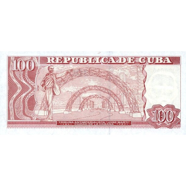 100 pesos 2026 kuba - Bankovka Kuba 100 Pesos 2026 - 124-2