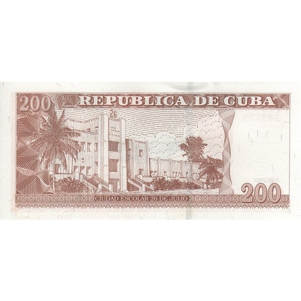 200 pesos 2022 kuba - Bankovka Kuba 200 Pesos 2022 - 130-2
