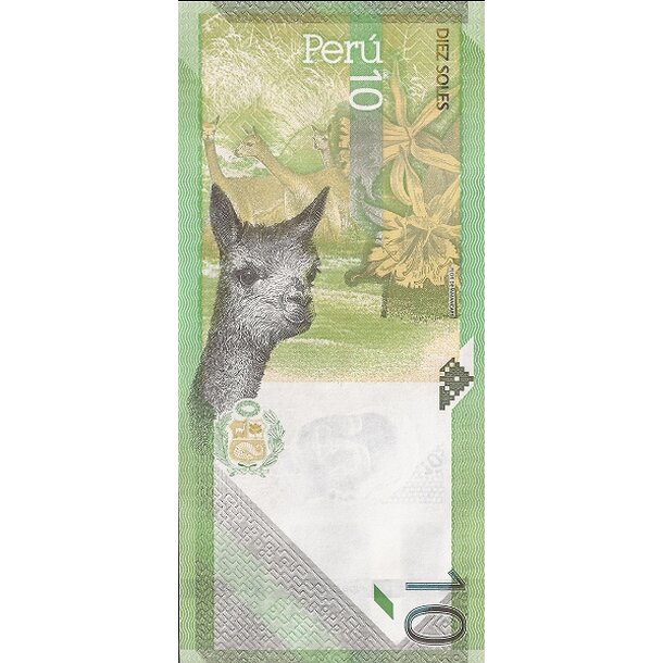 10 soles 2019 peru - Bankovka Peru 10 Soles 2019 - 196-2