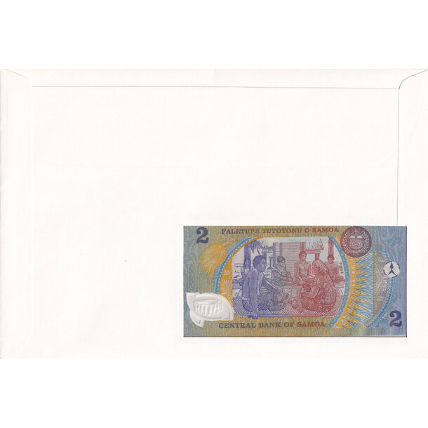 Banknote obálka samoa 1990 - Banknote obálka Samoa 1990-2