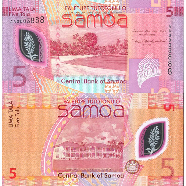 5 tala 2023 samoa - Bankovka Samoa 5 Tala 2023 - 47