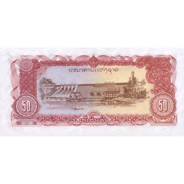 50 kip 1979 laos - Bankovka Laos 50 Kip 1979 - 29-2