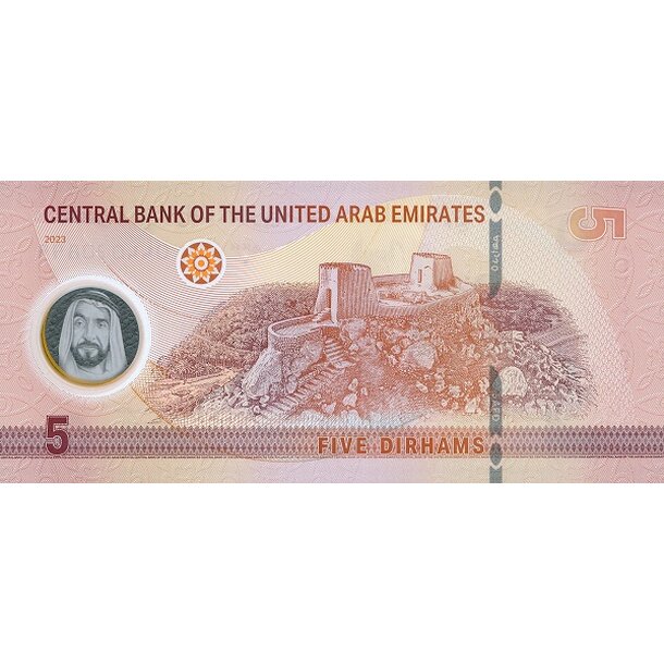 5 dirhams 2023 spojené arabské emiráty - Bankovka Spojené Arab. Emiráty 5 Dirhams 2023 - 36-2