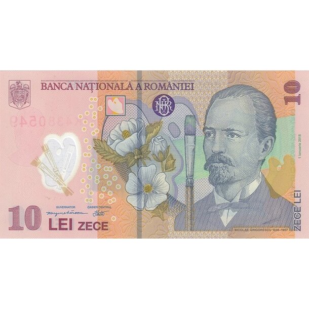10 lei 2018/2025 rumunsko - Bankovka Rumunsko 10 Lei 2018-25 - 119-1