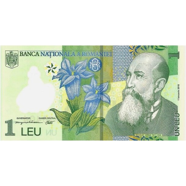 1 leu 2018/2025 rumunsko - Bankovka Rumunsko 1 Leu 2018-25 - 117-1