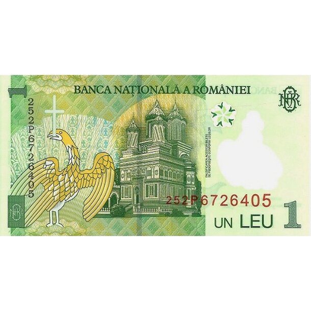 1 leu 2018/2025 rumunsko - Bankovka Rumunsko 1 Leu 2018-25 - 117-2