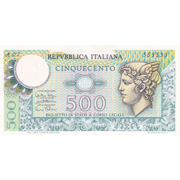 500 lire 1974 taliansko - Taliansko 500 Lire 1974-94-1