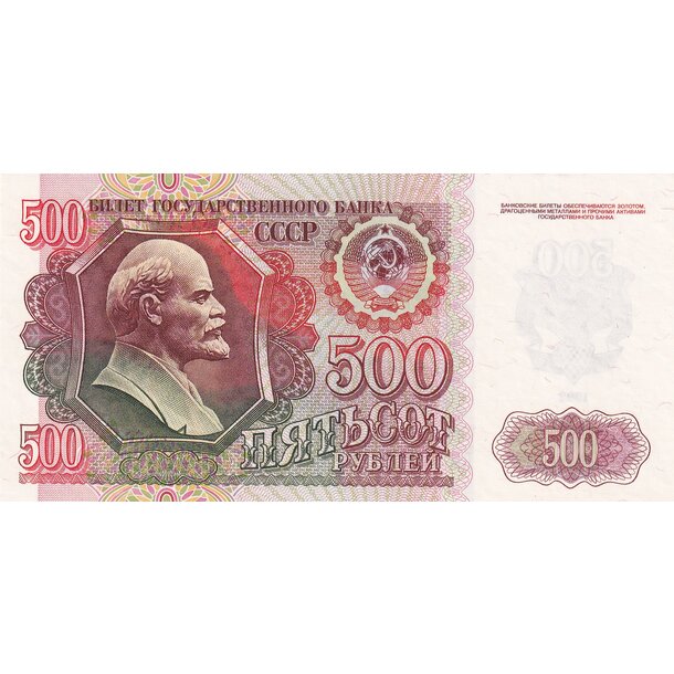 500 rubľov 1992 rusko - 500 Rubľov 1992 - 249a-1