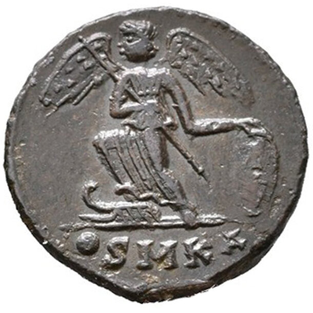 Constantinus i. ae follis - Constantinus I. AE Follis - CONSTANTINOPOLI RIC 241-2
