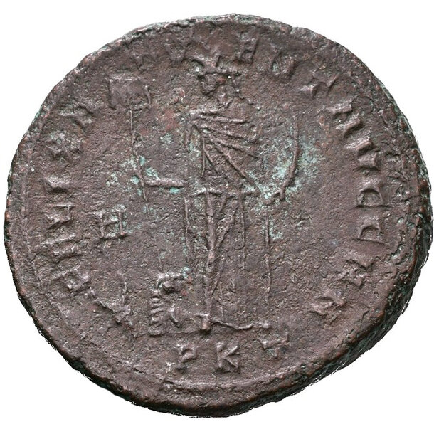 Constantius i. chlorus ae follis - Constantius I. Chlorus AE Follis - FELIX ADVENT AVGG NN RIC 24a-2